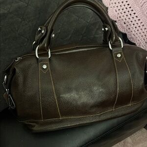 Elegant Brown Leather Bag